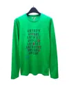 Iceberg T-shirt With Round Neck And Long Sleeves In Green