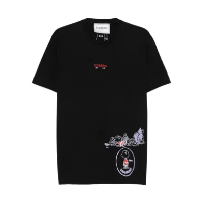 Iceberg T-shirts In Black