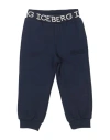 Iceberg Toddler Boy Pants Navy Size 5 Cotton, Polyester In Blue
