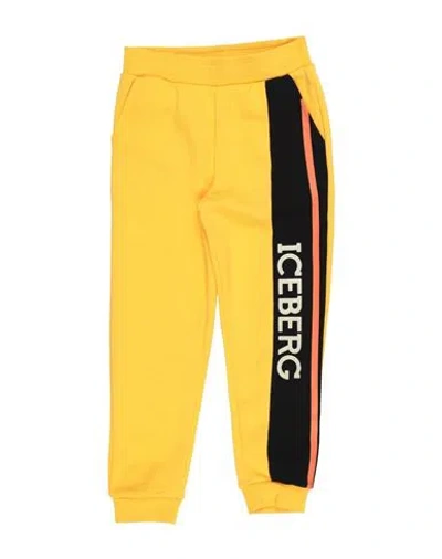 Iceberg Babies'  Toddler Boy Pants Orange Size 6 Cotton, Polyester In Yellow
