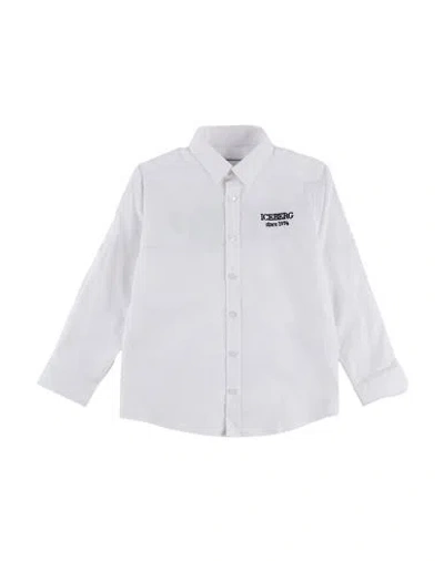 Iceberg Babies'  Toddler Boy Shirt White Size 6 Cotton, Elastane