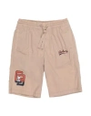 Iceberg Toddler Boy Shorts & Bermuda Shorts Beige Size 6 Cotton, Elastane In Beige