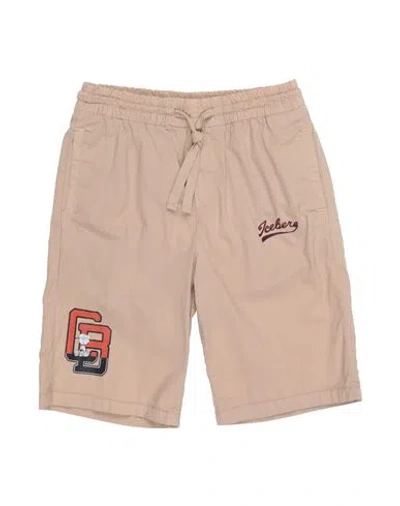 Iceberg Babies'  Toddler Boy Shorts & Bermuda Shorts Beige Size 6 Cotton, Elastane