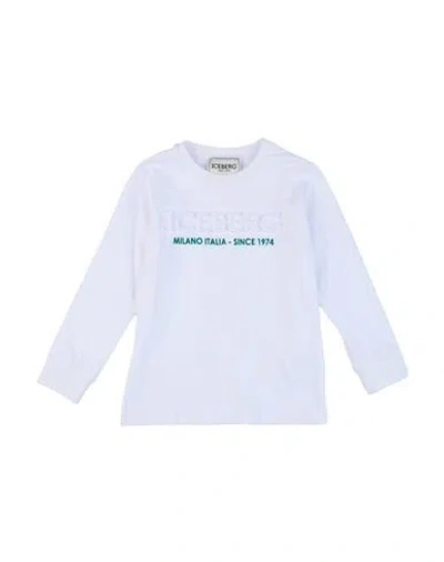 Iceberg Babies'  Toddler Boy T-shirt White Size 5 Cotton