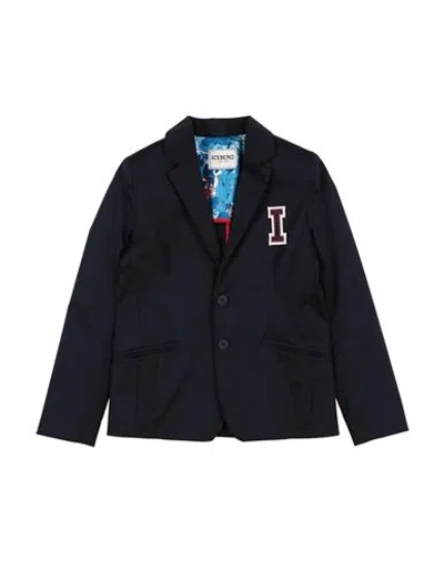 Iceberg Babies'  Toddler Girl Blazer Midnight Blue Size 6 Cotton, Elastane