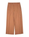 Iceberg Toddler Girl Pants Camel Size 5 Polyester, Elastane In Beige