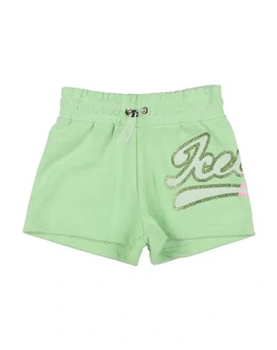 Iceberg Babies'  Toddler Girl Shorts & Bermuda Shorts Light Green Size 6 Cotton, Polyester