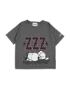 Iceberg Toddler Girl T-shirt Grey Size 4 Cotton In Grey