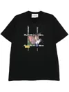 Iceberg Tom-print T-shirt In Black