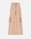 Iceberg Blush Parachute Cargo Fit Trousers