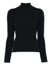 Iceberg Turtleneck Sweater In Black