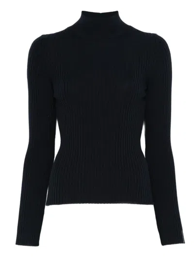 Iceberg Turtleneck Sweater In Black