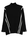 Iceberg Turtleneck Sweater In Black