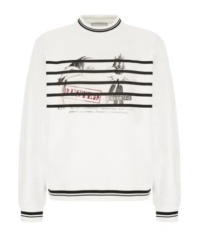 Iceberg Two-tone Sweater In White