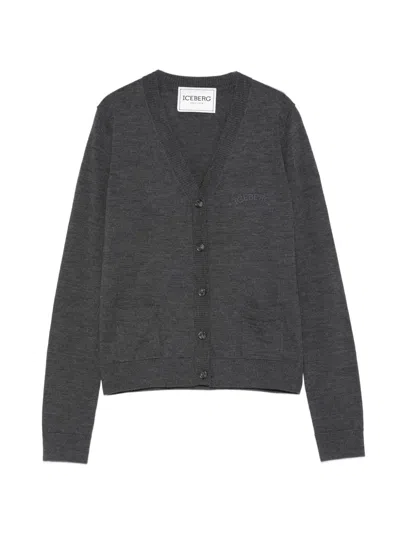 Iceberg V넥 가디건 In Gray