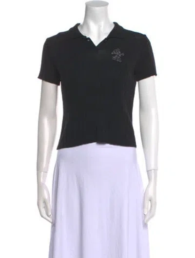 Pre-owned Iceberg Vintage 1990's Polo In Black