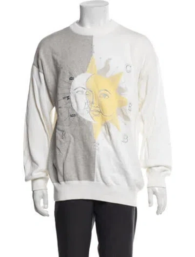 Pre-owned Iceberg Vintage Graphic Print Pullover In Neutrals