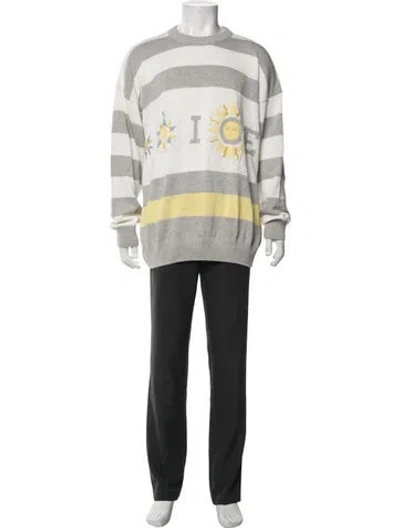 Pre-owned Iceberg Vintage Striped Pullover In Multicolor