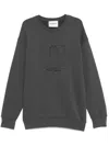 Iceberg Vitruvian Garfield-embroidered Sweatshirt In Grey