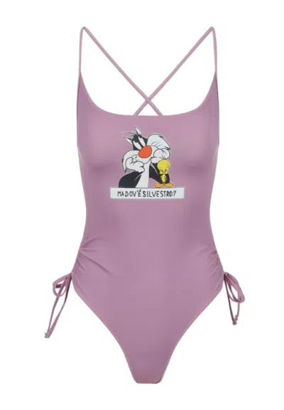 Iceberg Warner Costum In Purple