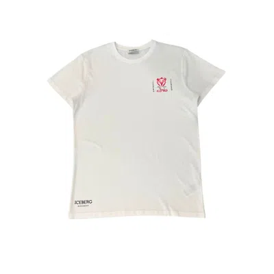 Iceberg White Cotton T-shirt