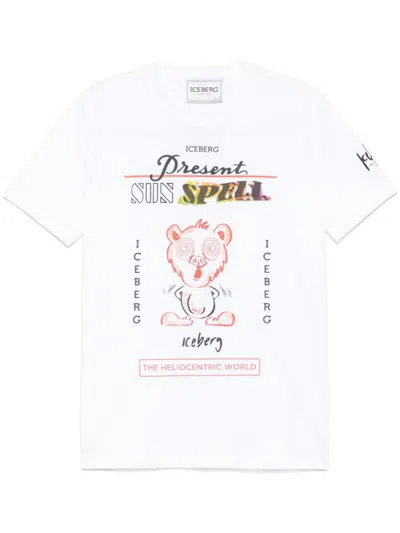 Iceberg White Short Sleeved T-shirt