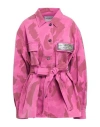 Iceberg Woman Denim Outerwear Mauve Size 10 Cotton, Elastane In Pink