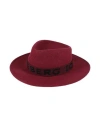 Iceberg Woman Hat Burgundy Size M Wool, Polyamide, Cotton, Elastane In Red