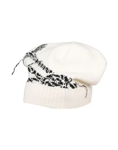 Iceberg Woman Hat Cream Size Onesize Wool, Polyamide In White