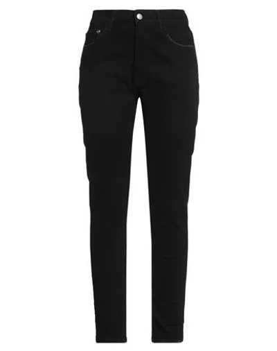 Iceberg Woman Jeans Black Size 31 Cotton, Elastane