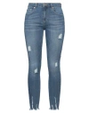 Iceberg Woman Jeans Blue Size 30 Cotton, Polyester, Elastane In Blue