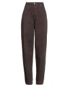 Iceberg Woman Jeans Chocolate Brown Size 29 Cotton