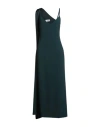 Iceberg Woman Maxi Dress Green Size 4 Polyester, Viscose In Green