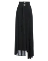 Iceberg Woman Maxi Skirt Black Size 6 Acetate, Silk