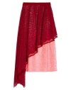 Iceberg Woman Maxi Skirt Red Size 4 Cotton, Polyamide In Red