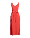 Iceberg Midi Dresses In Tomato Red
