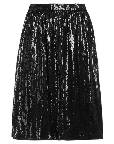 Iceberg Woman Midi Skirt Black Size 12 Polyester