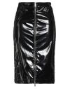 Iceberg Woman Midi Skirt Black Size 12 Polyester, Polyurethane In Black