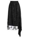 Iceberg Woman Midi Skirt Black Size 6 Polyester
