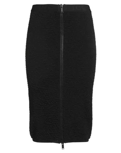 Iceberg Woman Midi Skirt Black Size Xs Polyamide, Viscose, Polyester