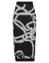 Iceberg Woman Midi Skirt Black Size Xs Wool, Polyamide, Viscose, Mohair Wool, Cashmere In Black