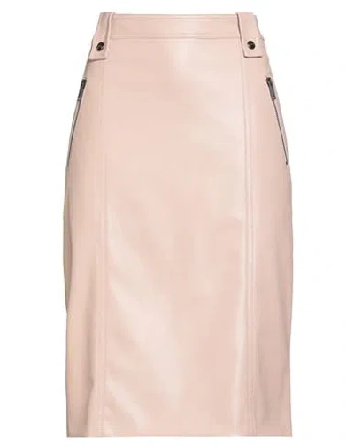 Iceberg Woman Midi Skirt Blush Size 4 Polyester In Gray