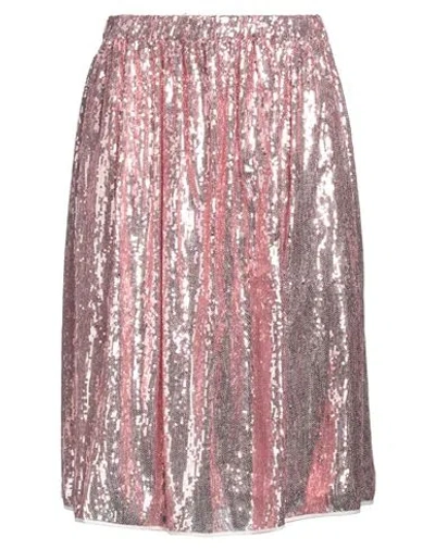 Iceberg Woman Midi Skirt Pink Size 4 Polyester