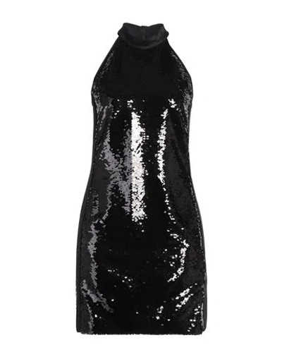 Iceberg Woman Mini Dress Black Size 4 Polyester, Acetate, Viscose