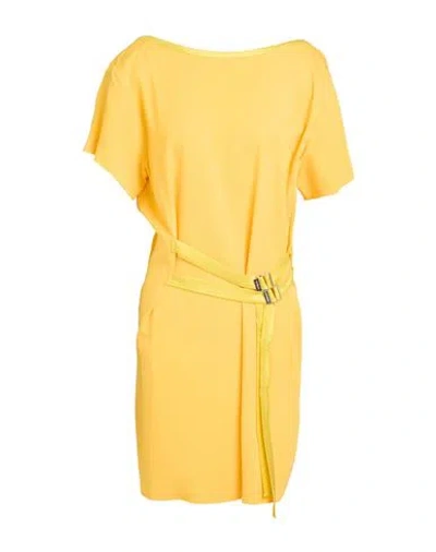 Iceberg Woman Mini Dress Yellow Size 8 Viscose, Elastane, Acetate