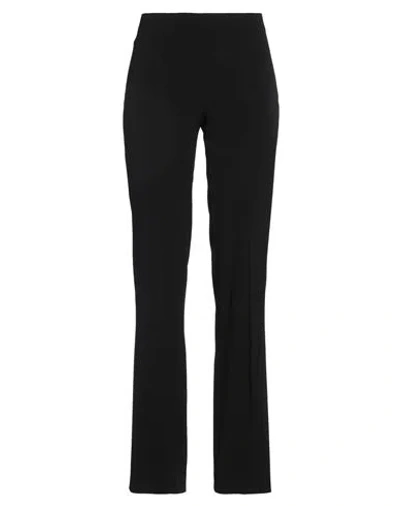Iceberg Woman Pants Black Size 10 Acetate, Viscose, Elastane