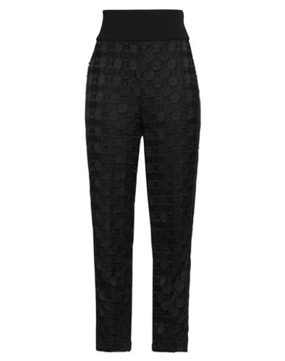 Iceberg Woman Pants Black Size 2 Polyester
