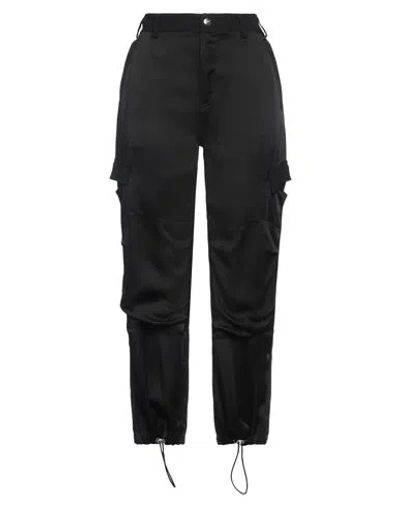 Iceberg Woman Pants Black Size 6 Acetate, Viscose