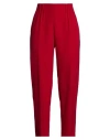 Iceberg Woman Pants Brick Size 10 Polyester, Elastane In Red