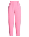 Iceberg Woman Pants Fuchsia Size 10 Polyester, Elastane In Pink
